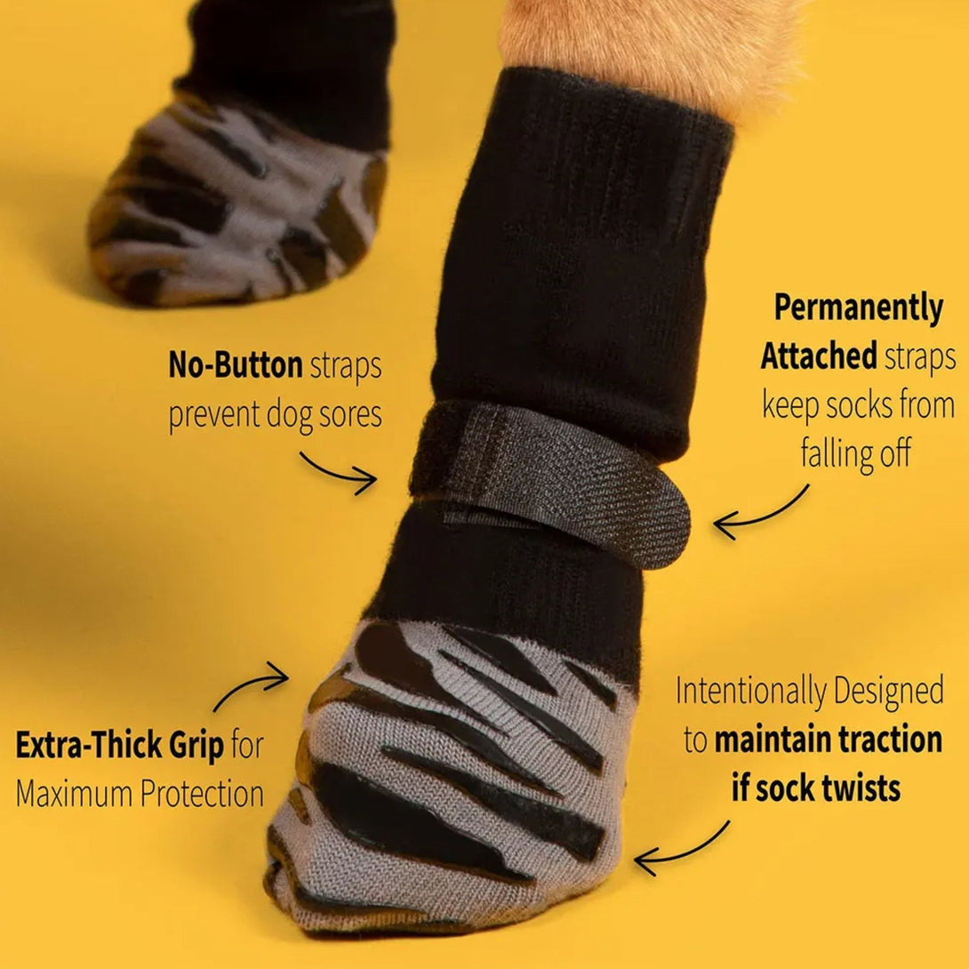 Anti - Slip Dog Socks with Extra Grip - PawPattz