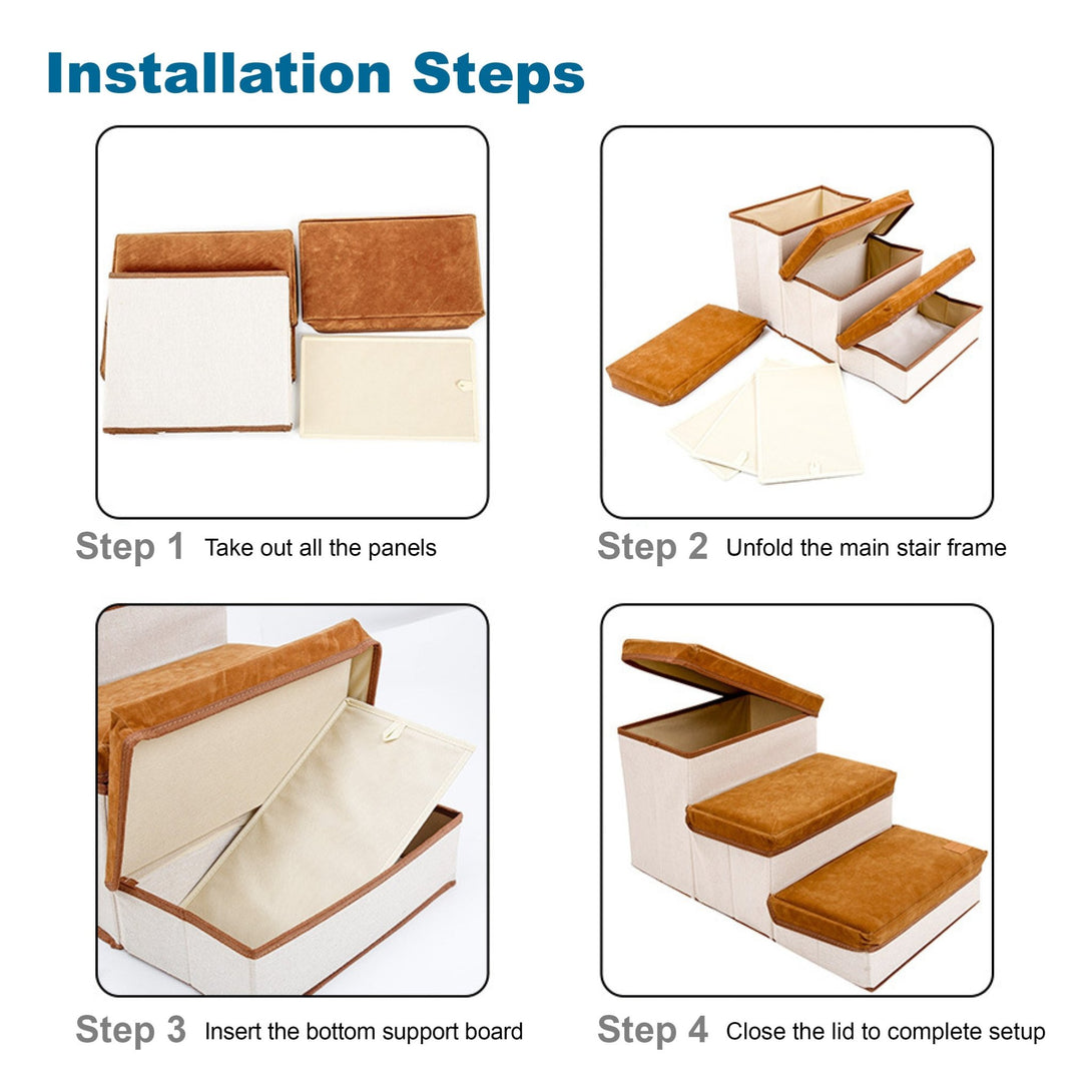 Dog Climbing Stairs with Storage - PawPattz