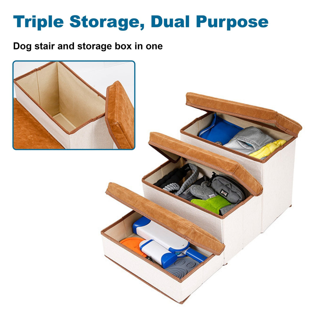 Dog Climbing Stairs with Storage - PawPattz