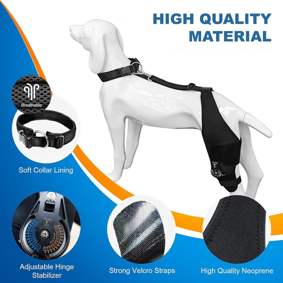FlexiHinge Knee Brace for Single Leg - PawPattz